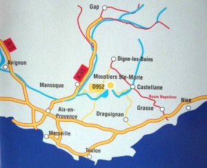 plan accès route